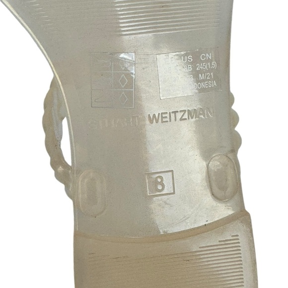 STUART WEITZMAN Braida Womens Open Toe Slip On Jelly Sandals SZ. 8 - Picture 10 of 11